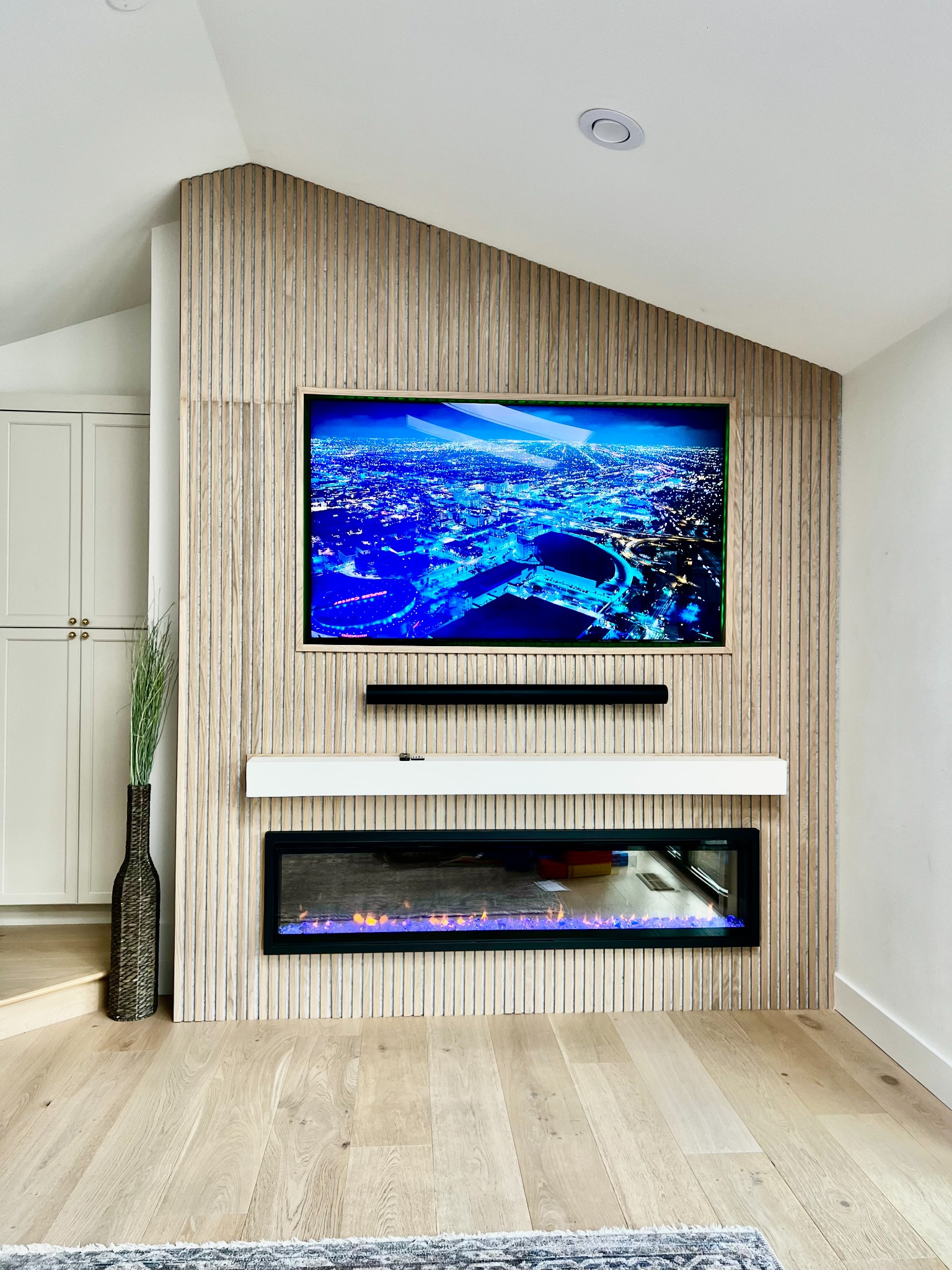 Statement Fireplace Wall